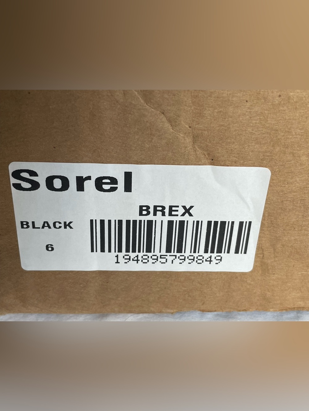 Sorel Brex Lug Tan Black Sole Boots Sz 6 BNWB - Picture 7 of 7